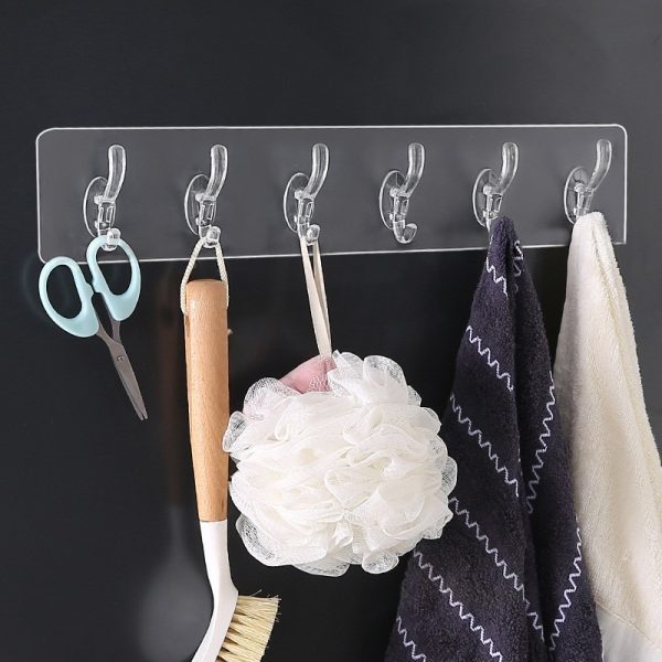 Seamless Heavy Duty Sticky Hooks | Double-Sided Adhesive (Pack of 3)