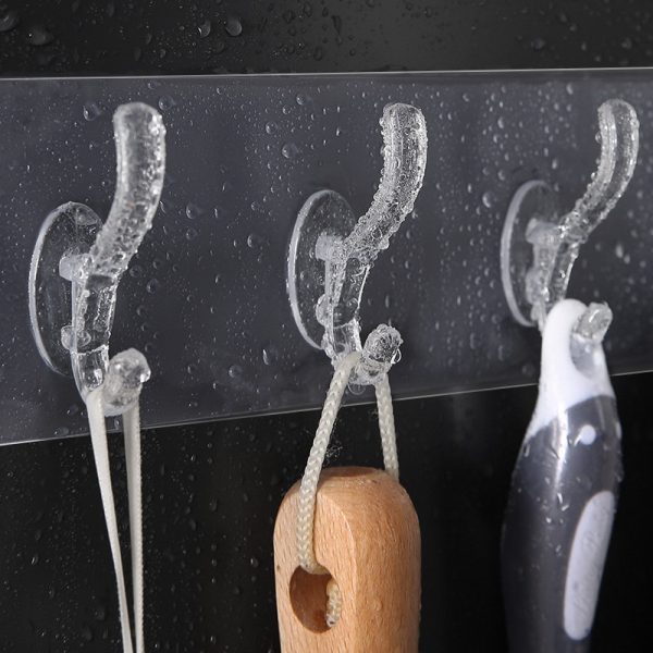Seamless Heavy Duty Sticky Hooks | Double-Sided Adhesive (Pack of 3)