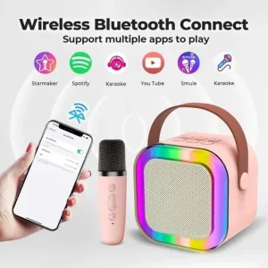 K12 Portable Speaker With Mic | Portable Wireless Bluetooth Speaker