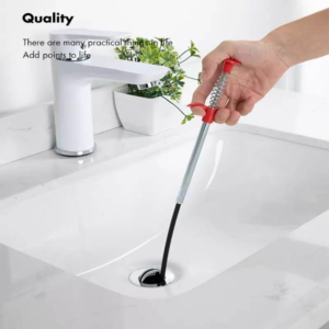 Stainless Steel Sink Wire Drain Cleaner 60cm Cleaning Stick