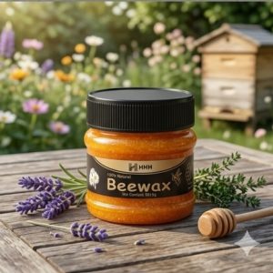 HHH 100% Natural Beewax – Premium Wood Seasoning & Furniture Polish for Restoration and Protection